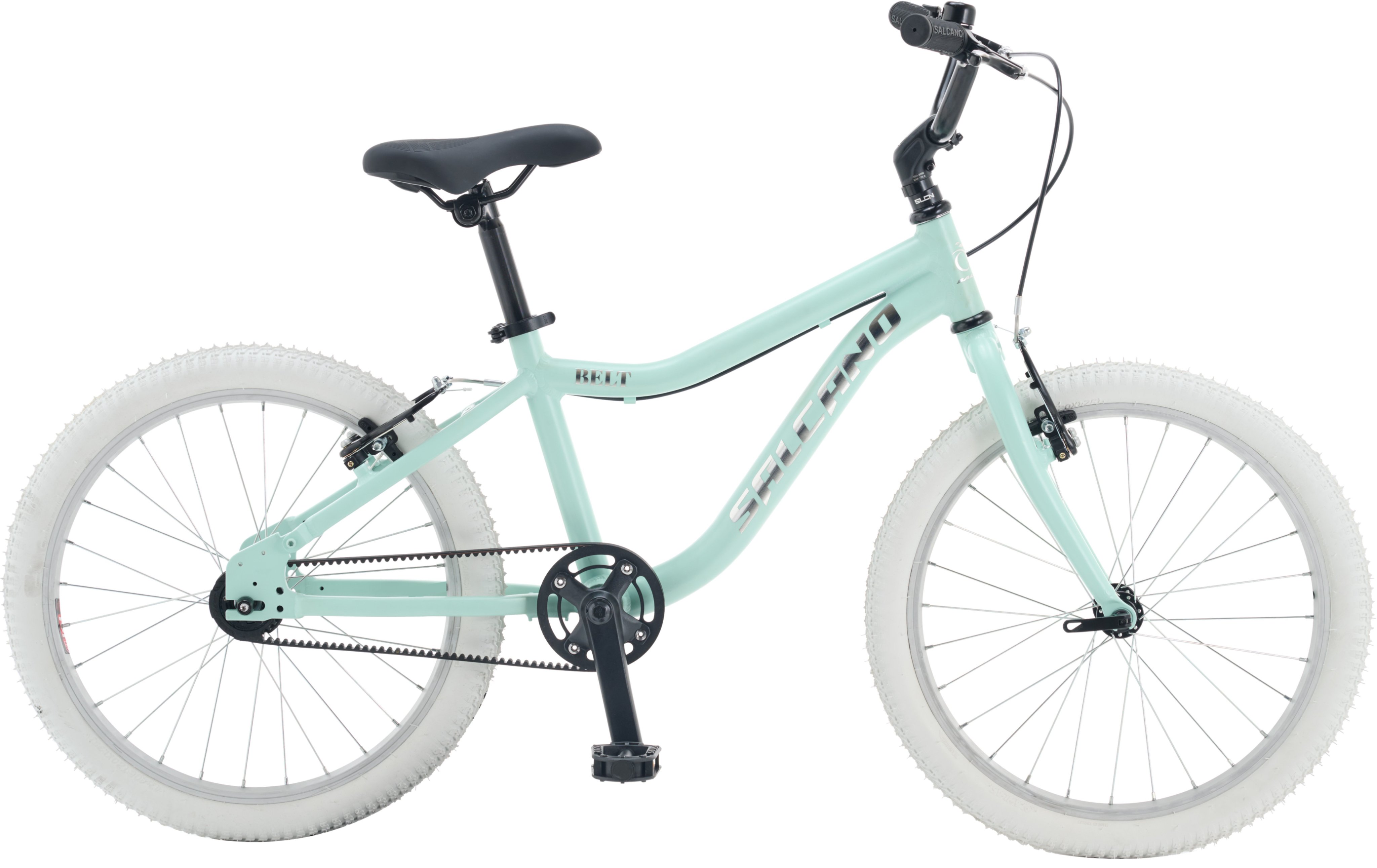 Salcano Belt 20 Jant Kız Çocuk Bisikleti Pudra Pembe-Gümüş