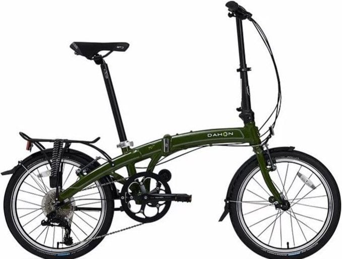 Dahon Mu D8 Katlanır Bisiklet Haki Yeşil