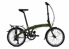 Dahon Mu D8 Katlanır Bisiklet Haki Yeşil