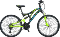 Kron Ares 3.0 26 Jant Dağ Bisikleti Siyah-Yeşil-Mavi