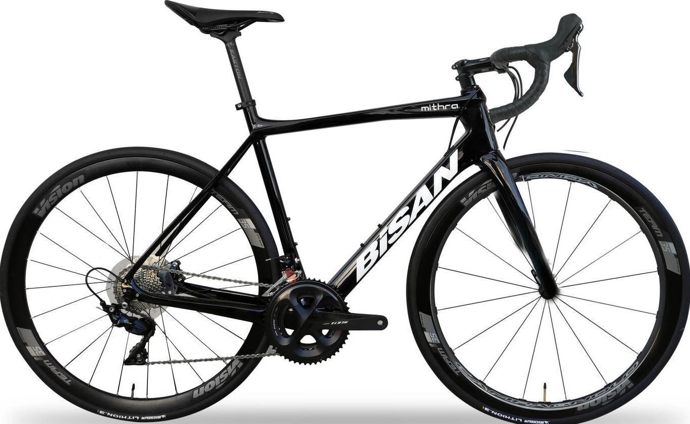 Bisan Mithra Rim Brake Ultegra Yol Bisikleti Siyah-Beyaz 54 cm