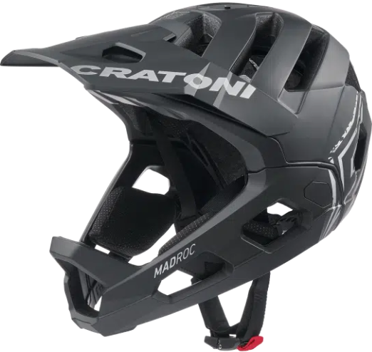 Kask Fullface Cratoni Madroc Mat Black M-L 58-61 cm