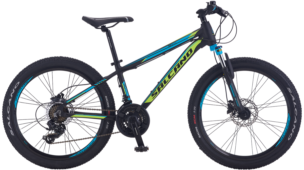 Salcano NG650 Hidrolik Fren 24 Jant Dağ Bisikleti Mat Siyah-Turuncu