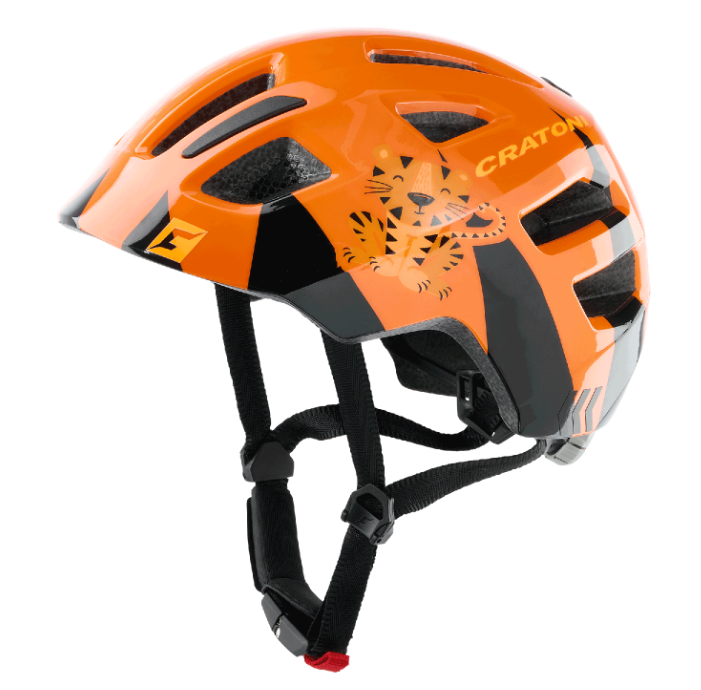 Kask Çocuk Maxster Tiger Orange Glossy Cratoni S-M 51-56 cm