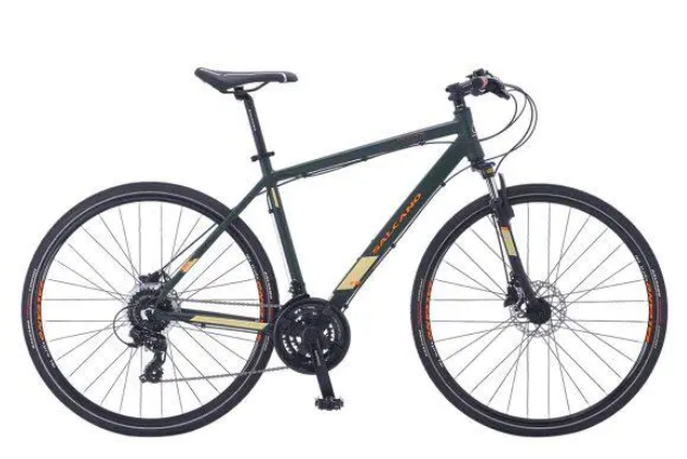 Salcano City Life 21S Unisex Hidrolik Fren 28 Jant Şehir Bisikleti Haki-Krem/Turuncu 41 cm