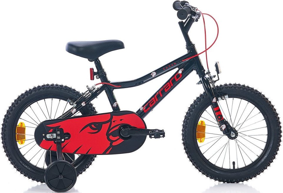 Carraro Red Eagle 16 Jant Erkek Çocuk Bisikleti Siyah-Kırmızı