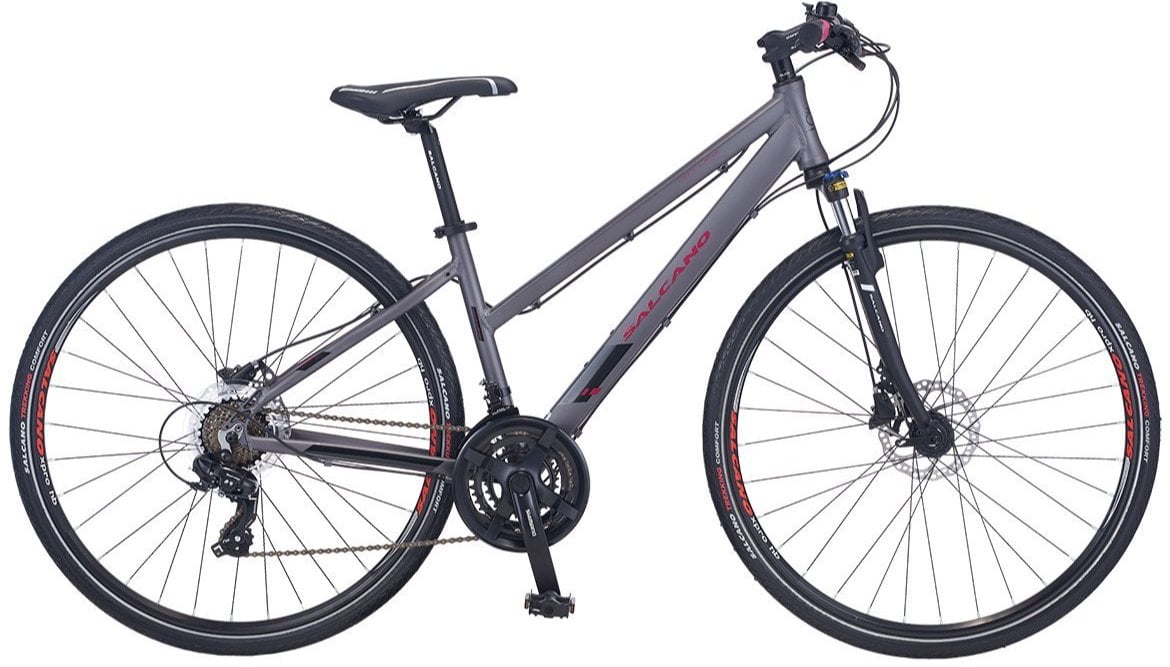 Salcano City Life 21S Unisex Hidrolik Fren 28 Jant Şehir Bisikleti Haki-Krem/Turuncu 41 cm