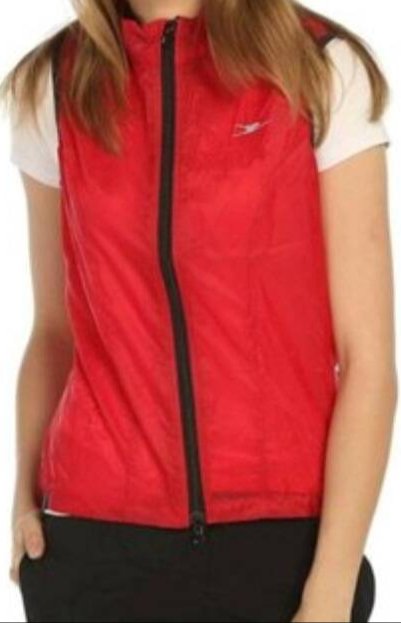 Yelek Reflektörlü Su Geçirmez Kırmızı Crane