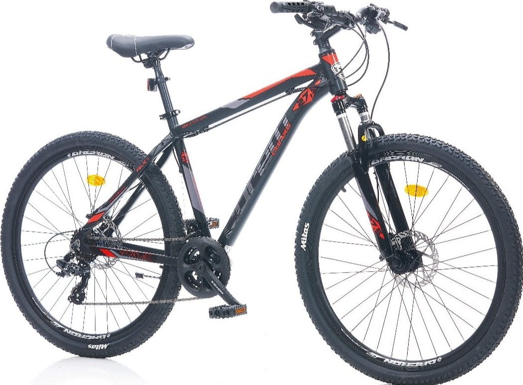 Corelli Felix 1.2 24 Jant Hidrolik Fren Dağ Bisikleti Siyah-Kırmızı