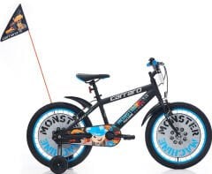 Carraro Monster 20 Jant Erkek Çocuk Bisikleti Siyah-Mavi