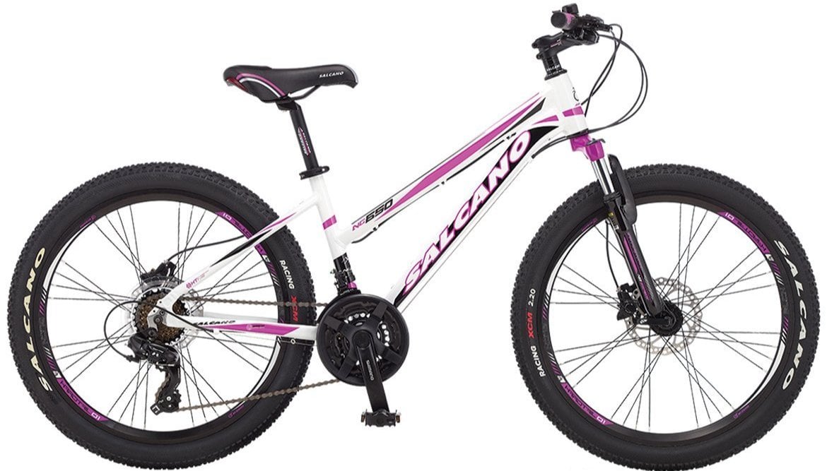 Salcano NG650 Lady Hidrolik Fren 24 Jant Dağ Bisikleti Pembe Mor