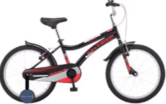 Salcano Attack 16 Jant Çocuk Bisikleti Siyah-Kırmızı