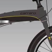 Carraro Flexi 106 Katlanır Bisiklet Gri