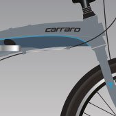 Carraro Flexi 106 Katlanır Bisiklet Gri