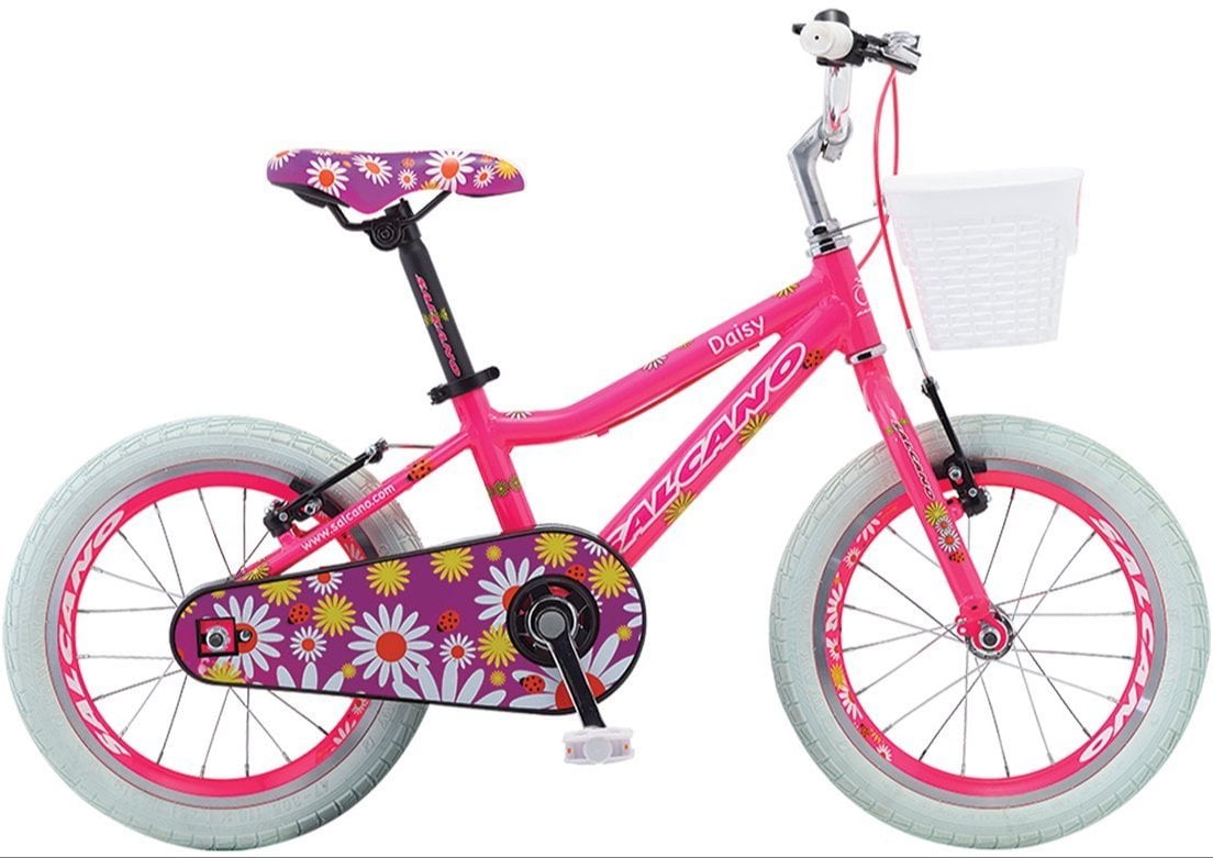 Salcano Daisy 16 Jant Kız Çocuk Bisikleti Beyaz-Mor