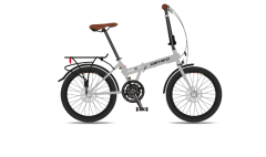 Carraro Flexi 121 D Katlanır Bisiklet Gri-Siyah