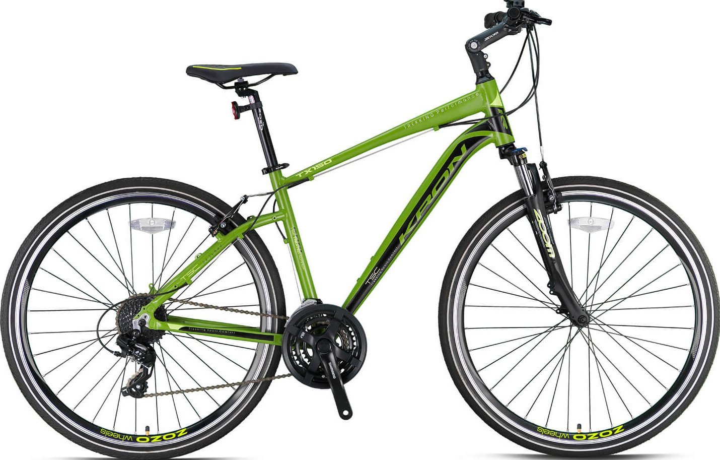 Kron TX150 28 Jant Trekking Bisiklet Mat Haki-Sarı Siyah 51 cm