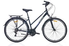 Bianchi T0016-L 21 Vites Kadın Şehir Bisikleti Dark Grey-Celeste 40 cm