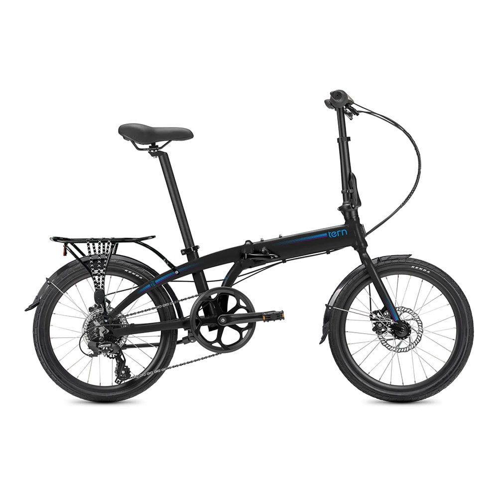 Tern Link B8 M.Disk Katlanır Bisiklet  Saten Siyah/Mavi