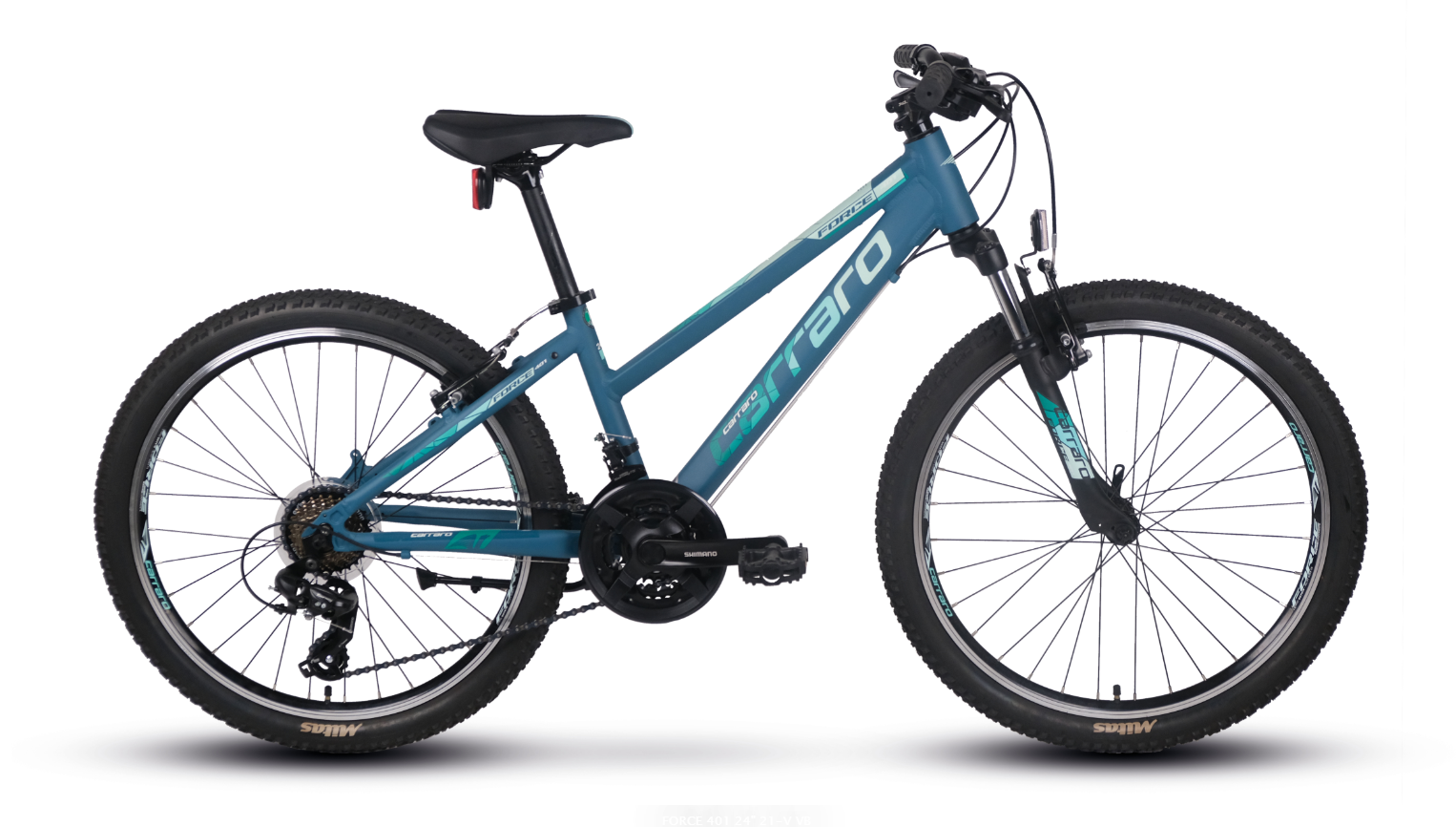 Carraro Force 401 21 Vites 24 Jant Dağ Bisikleti Turkuaz-Beyaz