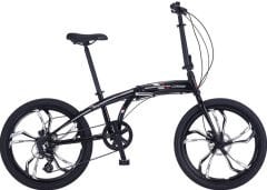 Salcano SLCN400 Hidrolik Fren 24 Jant Katlanır Bisiklet Platin Gümüş