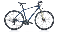 Carraro Sportive 223 28 Jant 21 Vites Hidrolik Fren Şehir Bisikleti Mat Lacivert-Sarı 51 cm