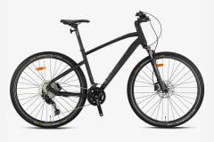 Kron TX1000 Hidrolik Disk 28 Jant Trekking Bisiklet Mat Siyah-Füme 46 cm