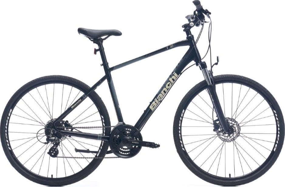 Bianchi T0014Fs Hidrolik Fren 24 Vites Şehir Bisikleti Siyah-Krem 47 cm