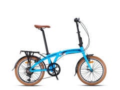 Kron Fd750 20 Jant Katlanır Bisiklet Siyah Kahverengi