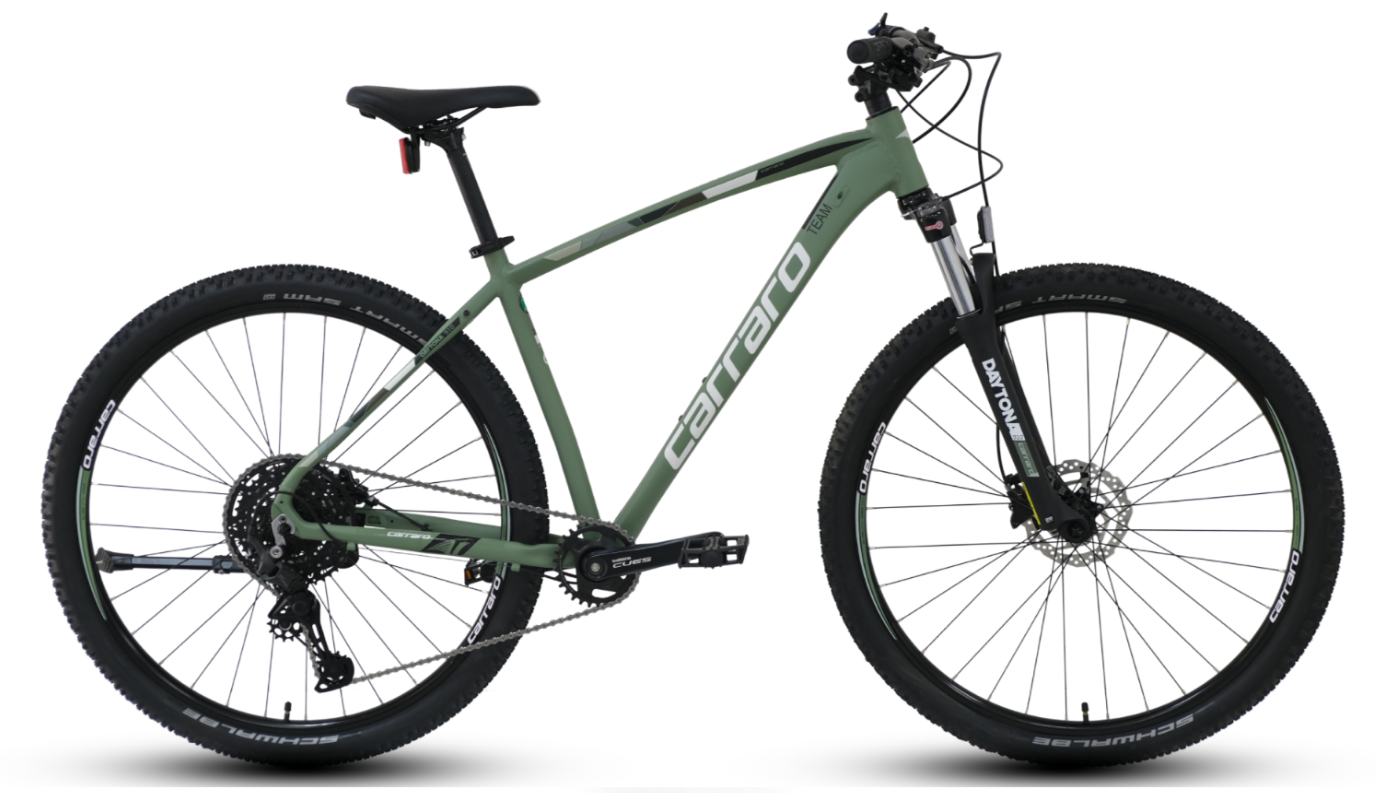 Carraro Daytona 910 Hidrolik Fren 29 Jant Dağ Bisikleti Mat Bambu Yeşil-Beyaz 52 cm