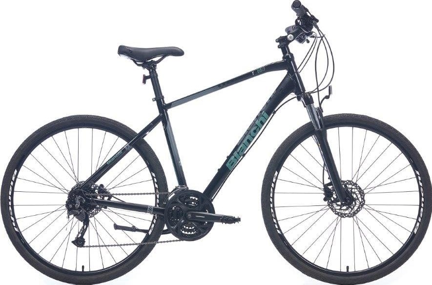Bianchi T0012 Hidrolik Fren 27 Vites Şehir Bisikleti Siyah-Celeste 54 cm