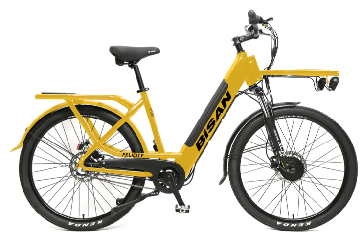 Bisan Felicity - 24 Elektikli Bisiklet Cat Sarı 50 cm