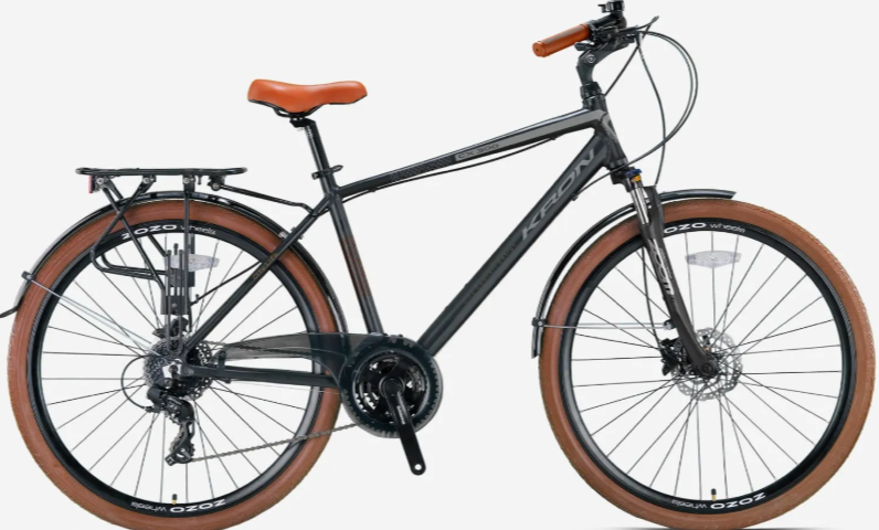 Kron CX300 Hidrolik Fren 28 Jant Şehir Bisikleti Füme-Kahve 46 cm