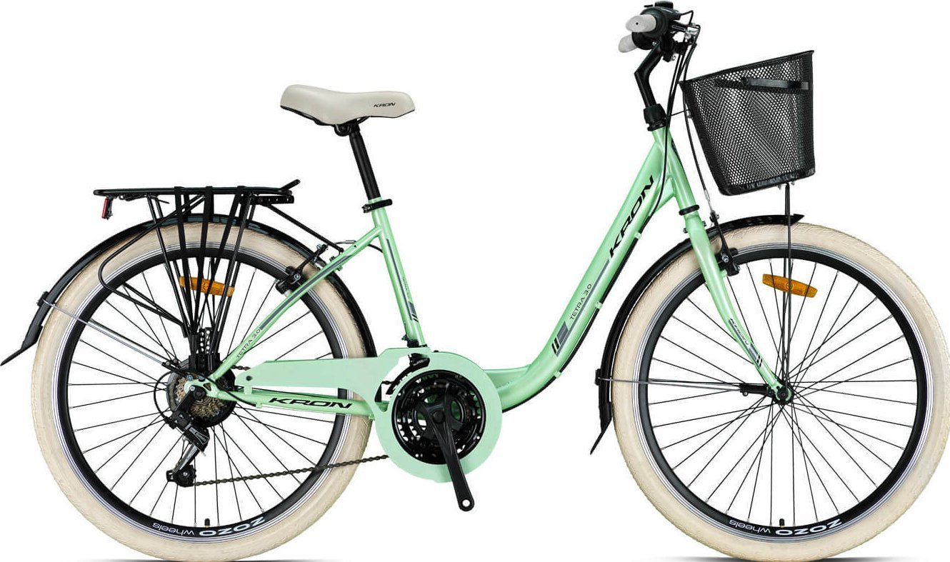 Kron Tetra 3.0 26 Jant Şehir Bisikleti Su Yeşili-Krem