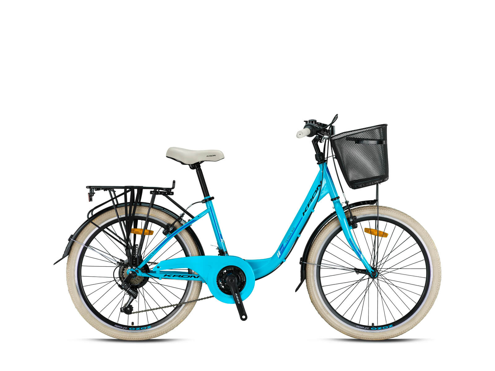 Kron Tetra 3.0 24 Jant Şehir Bisikleti Açık Mavi