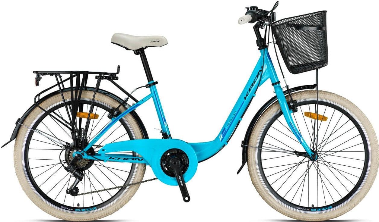 Kron Tetra 3.0 24 Jant Şehir Bisikleti Açık Mavi