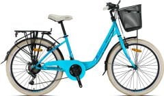 Kron Tetra 3.0 24 Jant Şehir Bisikleti Açık Mavi