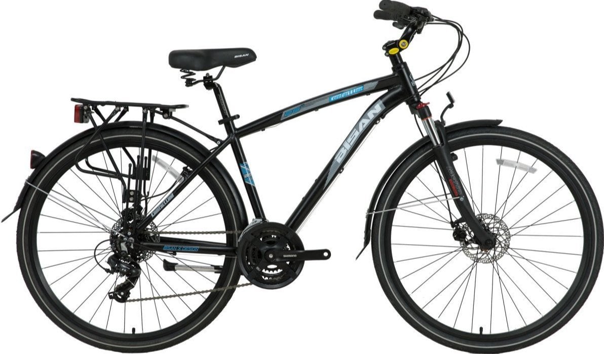 Bisan Ctx6400 Comfortline 26 Jant Şehir Bisikleti Gri-Siyah 48 cm
