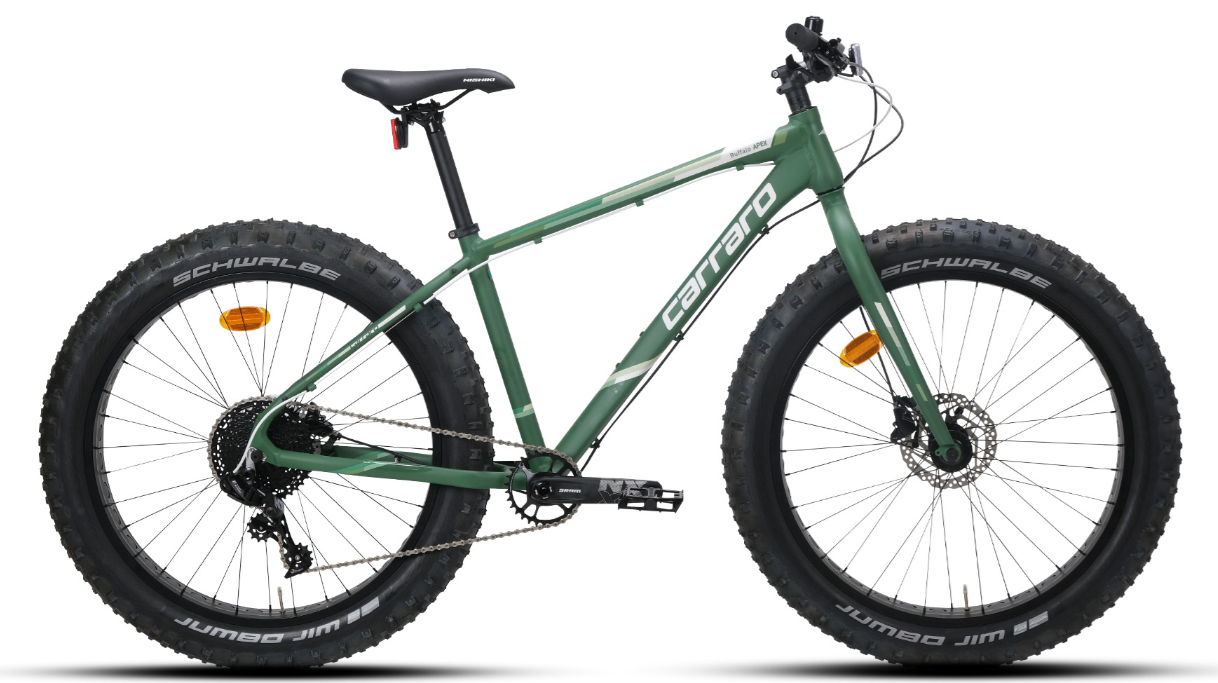 Carraro Buffalo Apex 26 Jant Fatbike Bisiklet Yeşil-Beyaz 43 cm