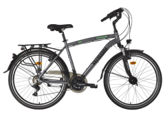 Bisan  Comfortline 26 Jant Şehir Bisikleti Metalik Gri 48 cm