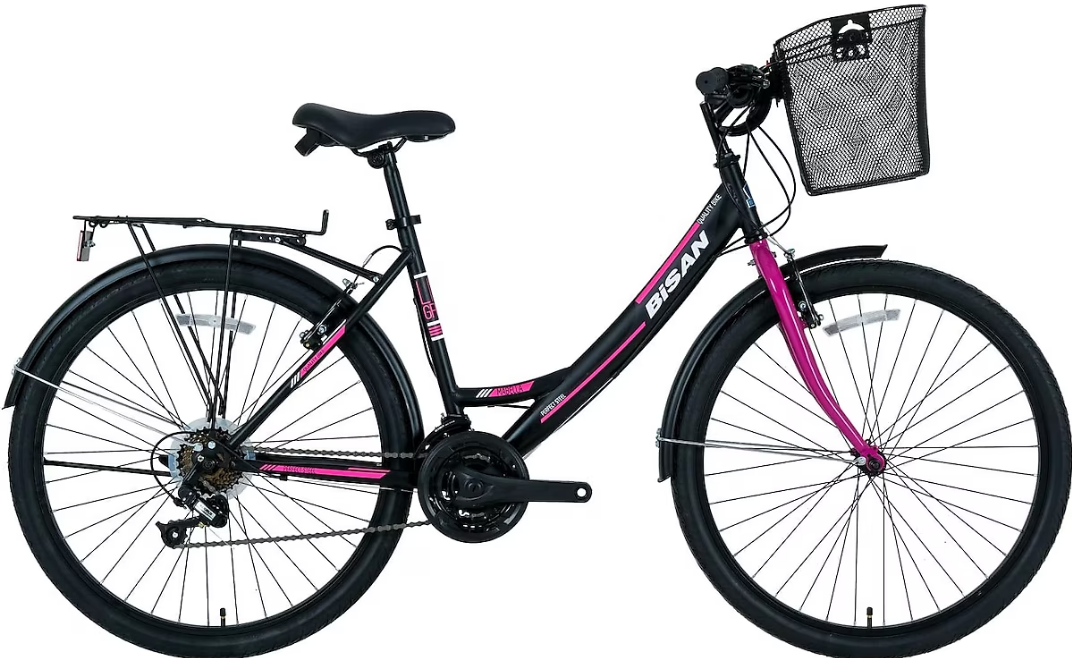 Bisan Mabella 26 Jant Şehir Bisikleti Mor-Beyaz