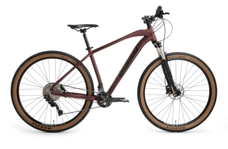 Bisan MTX 7600-24 Dağ Bisikleti Mat Koyu Bordo 43 cm