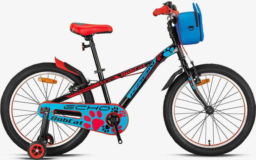 Kron Bobcat 16 Jant Erkek Çocuk Bisikleti Siyah-Mavi/Kırmızı