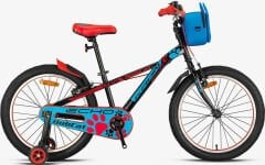 Kron Bobcat 16 Jant Erkek Çocuk Bisikleti Siyah-Mavi/Kırmızı