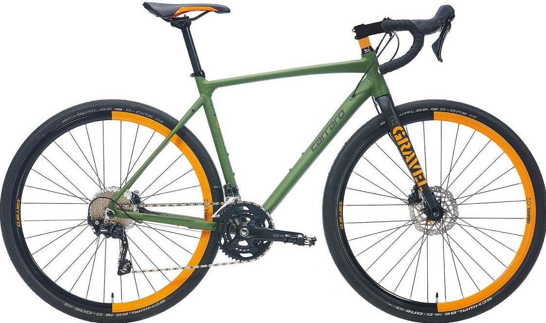 Carraro G2 Gravel Mat Navy Gri - Açık Turuncu 50 cm