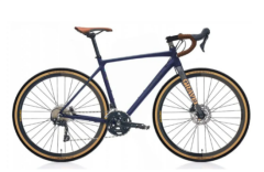 Carraro G2 Gravel Mat Navy Gri - Açık Turuncu 50 cm