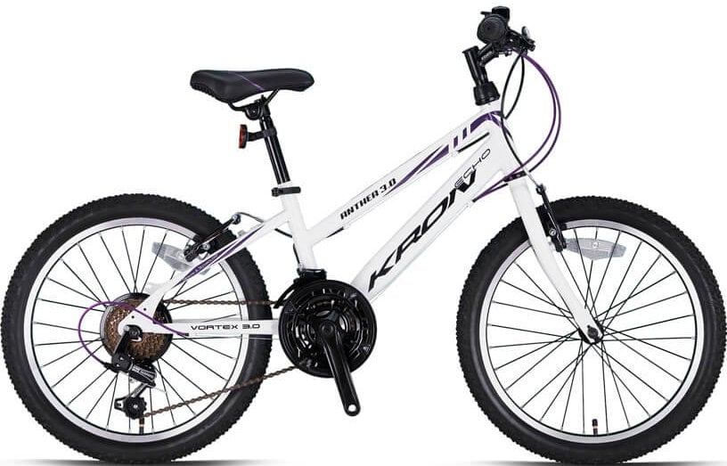 Kron Anthea 3.0 24 Jant Dağ Bisikleti Beyaz-Mor-Siyah