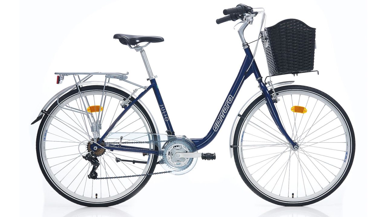 Carraro Julio 28 Jant 21 vites Şehir Bisikleti Metalik Mavi-Gümüş