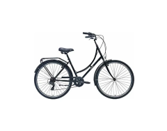 Carraro Modena 28 Jant 21 vites Şehir Bisikleti Siyah-Beyaz 46 cm