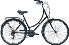 Carraro Modena 28 Jant 21 vites Şehir Bisikleti Siyah-Beyaz 46 cm